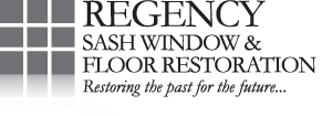 regency sash window and floor restoration